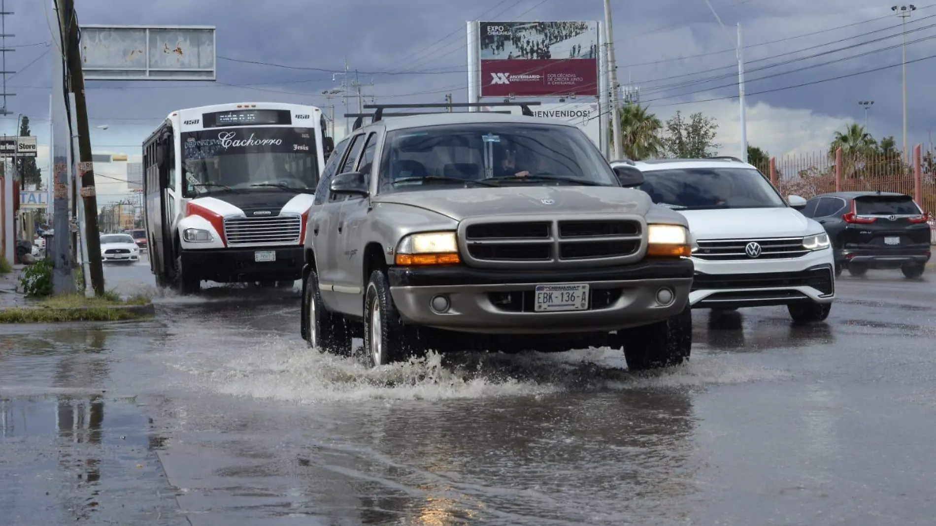 lluvias en la capital